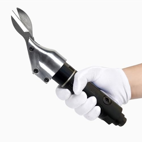 Tijeras neumáticas de 1/4 pulgadas, cortador neumático de corte de metal y tijera, herramienta eléctrica de aire para chapa de metal, malla de diamante, hierro, placa de acero inoxidable, velocidad