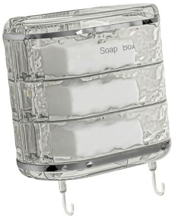 Jabonera extraíble con gancho para jabón