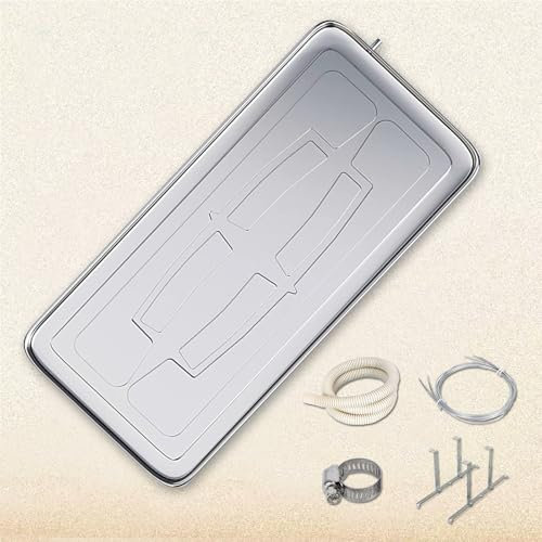 CXLXBRZD Auffangwanne für Klimaanlage, Inklusive Halterungen, Auffangwanne für Klimaanlagen, für Fensterklimaanlagen und Split-Klimaanlagen mit Wärmepumpen(84x39x3.5 cm)