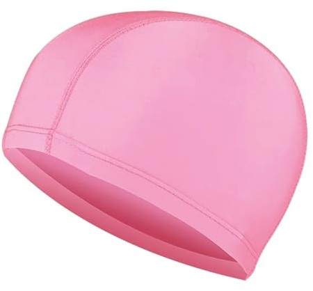 Fabric Swimming Cap Kids Comfortable Elastic Material Swimming Hat Non-slip