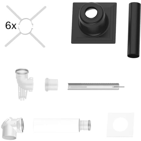 Bosch FC-Set80-C93x Grundbausatz 80/125 Schacht oben Kunststoff