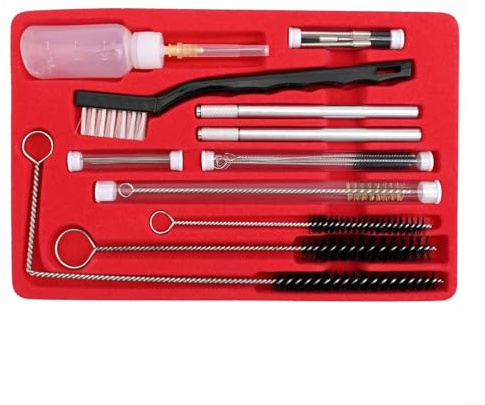 ZYNCUE Paint Spray Cleaning Kit 23 Pieces Maintenance Tools Set with Wire Brushes Storage Case