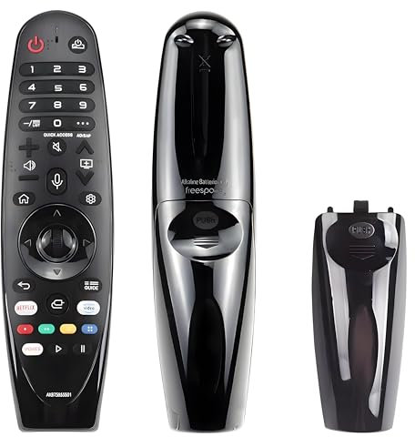 im77r Magic Control Mando a Distancia Universal MR20GA Compatible para Smart TV LG 2020, apunta y navega, Rueda de Scroll, Teclado numérico, Botones Compatibles Netflix, Prime Video, Color Negro