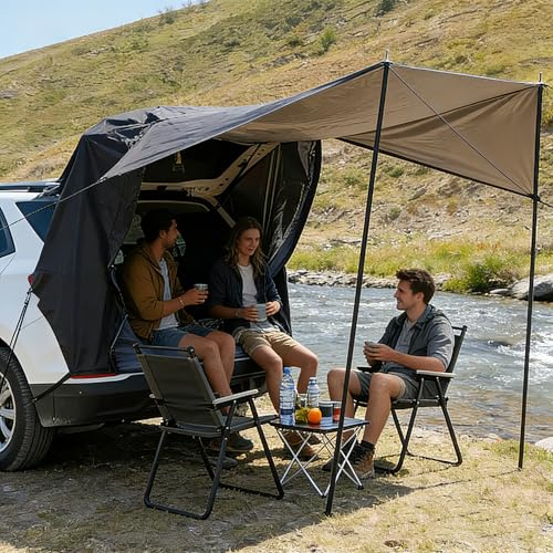 Auto SUV Heckklappenzelt mit Moskitonetz wasserdicht Auto Camping Zelt für SUV Outdoor Camping Hiking