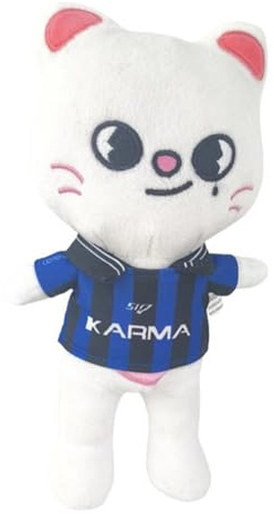 CRGANGZY SK Zoo Peluche Douce, Poupée en Peluche Mignonne de Stray Kids, Idées de Produits Derivés pour Garçons et Filles, Jouet en Peluche Loup Chan Jiniret Bbokari Leebit pour Fans