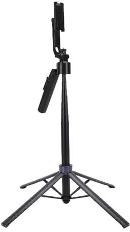 Fockety Gimbal Stabilizer with Remote, Extendable Selfie Stick Tripod, Face Tracking, 360° Automatic Rotation, 4 in 1 Portable Phone Tripod for Video Recording, Live Streaming