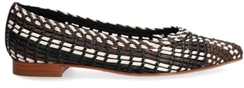 ALPE Braune Audrey Ballerina-Pumps aus Leder