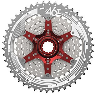 Sunrace Unisex – Erwachsene CSMX3 Kassettenzahnkranz, Silber, 10-Fach