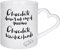 artboxONE Herztasse Chocolate understands von Sylvie Wagner - Herztasse Typografie