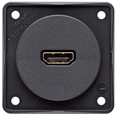 Berker HDMI-Steckdose Integro anthrazit matt SB