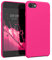 kwmobile Cover per Apple iPhone SE (2020/2022) / 8/7 Custodia - Back Case per Smartphone in Silicone TPU - Protezione Gommata - rosa shocking