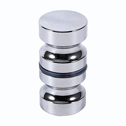 Türknopf Duschtürknopf, Aluminiumlegierung Türgriff, Ø30mm Duschtürgriff mit Schraube, für einzelne Glastür Knob Badezimmer Duschkabine
