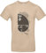 Smilo & Bron Herren T-Shirt mit Motiv Fibonacci Bedruckt Braun Sand L