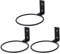 Cabilock 3 Stück Wandmontage-Blumentopf, 10 cm Wand-Pflanzenhalter Wand-Pflanzgefäß-Rack-Halterung Wandmontage-Blumentopf-Halter-Ring für Zuhause, Garten, Balkon