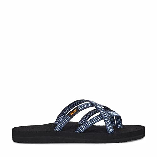 Teva Women's Olowahu Flip-Flop, Falls Blue Indigo, 4 UK