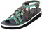 Schuhe Frauen Mode gewebte Strandsandalen lässig (40,Grün)