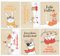 Papierdrachen Weihnachtskarten Set - 12 liebevoll gestaltete Postkarten zu Weihnachten - Kunstdruck zum Verschicken, Pakete dekorieren - Grußkarte Weihachten - Eisbären Comic Karten Set 19