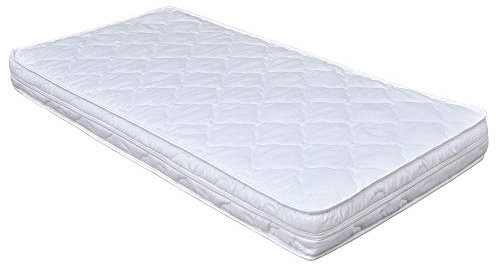 Baby Delux Kindermatratze Komfort 80x160 cm für Babybett Kinderbett mit gestepptem Bezug 9 cm Höhe