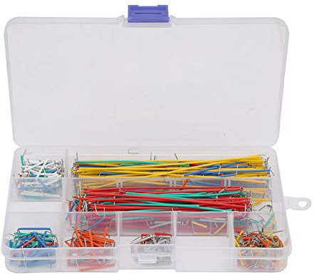 560pcs/SeT Jumper Cable Wire Kit Jumper Wire Breadboard Multicolored with Storage Box