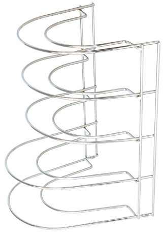 Soporte Vertical 5 Niveles Para Sartenes, Tapaderas, Acero Cromado