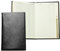 DELMON VARONE - Personalisierbares Adressbuch DIN A7 gebunden mit A-Z Register Anilin Vintage Premium Leder schwarz, Telefonbuch im Hardcover Einband & alphabetischem Telefonregister für Handtasche