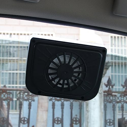 Ventilador de coche con energía solar Aire Acondicionado Coche Auto Air Vent Ventilador de escape 0.8W Mini Auto Ventilador para Sedan Auto