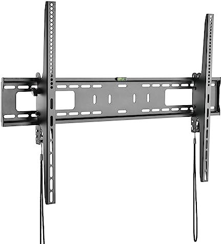 CAVO Support TV mural 60-100 pouces pour écrans jusqu'à 75 kg, Max VESA 900 x 600 mm inclinable pour téléviseurs LCD/LED/Plasma Plat&Curved