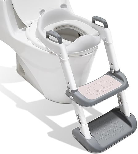 Adoraland Reducteur Toilette Enfant Réducteurs, Rehausseur Toilette Enfant Réducteur Toilette Enfant Adaptateur Toilette Enfant Coussinet Antidérapant Siege Toilette Enfant, Avec L'oreille