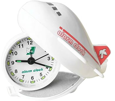 Warmhm Klappbarer Flugzeugwecker Wecker Nachttisch Nachttischuhr Timer Mini