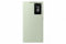 Samsung Smart View Wallet Case custodia a portafoglio con finestra di visione notifiche per Galaxy S24 Ultra, Light Green