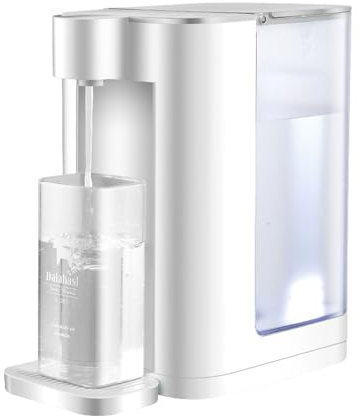 Instant Hot Water Dispenser, MINI Countertop Water Boiler, 3 Seconds Fast Heating 3L Large Capacity Water Tank, 5 Levels Of Temperature Control, Touch Screen, High Temp Safety Lock