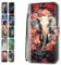 Flip Case for iPhone SE (2022) / SE 2020/8 / 7 Animal Print Pattern Design with Card Holder Leather Wallet Phone Cover for Girls Boys Women Men - Elephant Flower