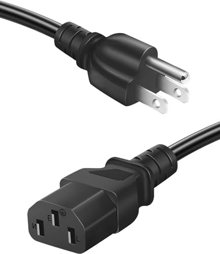 Amplifier Power Cord Charger for ION Pathfinder 4 3 2 Music Speakers Peavey Vox Guitar Amp ION Block Rocker IPA123 IPA125C IPA76C IPA76A IPA76S Block Party and Live 3