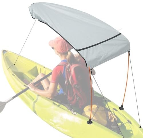 Sombrilla para Kayak, Tienda de campaña de Playa, Parasol para Kayak, sombrilla de Kayak, Sombra de Paraguas de Barco, Kit de toldo de Kayak para Kayak, Canoa, Pesca