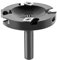 YANSYUAN CNC Spoilboard Surfacing Router Bit,1/2 Shank 3 Cutting Diameter,2+2 Slab Flattening Router Planer Bits,Router for Woodworking Mill Planing