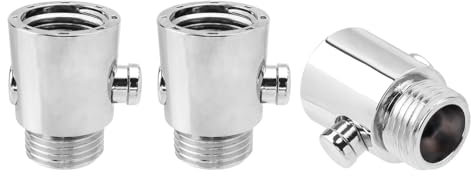 Mesee 3 Stück Duschkopf Absperrventil G1/2, Duschkopf Absperrventil, Durchflussbegrenzer Dusche, Wasserdurchfluss Regelventil Dusche Head, Absperrventil Durchflussbegrenzer für Duschköpfe, Brauseschlä