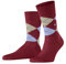 Burlington Herren Socken Manchester M So Baumwolle gemustert 1 Paar, Rot Burgundy 8047, 40-46