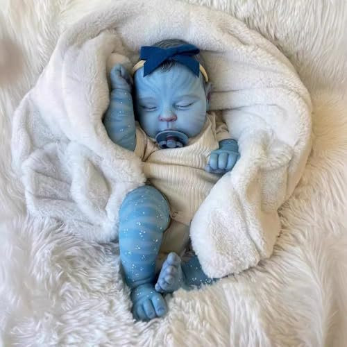 RXDOLL Avatar Reborn Baby Dolls Girl Realistische Puppen, 50 cm für Neugeborene, Realistische Babypuppe aus weichem Silikon, Avatar Reborn Doll Geschenke