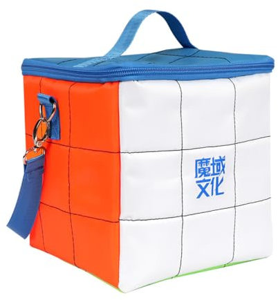 Caruner MOYU Multifunktionaler Zauberwürfel, Organizer, Tasche, Puzzlewürfel, Aufbewahrungstasche, Handtasche, Umhängetasche, 18 x 18 x 19 cm