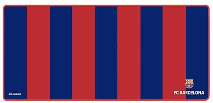 OCPC Gaming Mauspad XXL 900x400 – FC Barcelona Edition – Premium Jacquard Mousepad XXL Groß – rutschfeste Gaming Schreibtischunterlage für PC & Büro – Mauspad Gaming – Mouse Pad Gamer