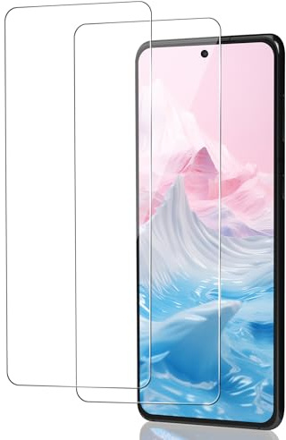 ICESPRING für Panzerglas für Samsung Galaxy A71/A72 Schutzfolie, 2 Stück Fingerabdruck-ID Panzerfolie für Samsung A71 Folie, 9H Härte Schutzglas für Galaxy A72 Panzer Schutz Glas
