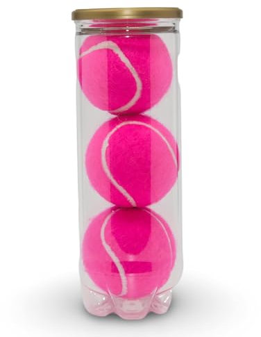 Price's 3 farbige Padelbälle in einer Tube (Pink)