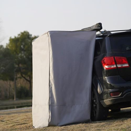 WDWDW Duschzelt-Markise für Autos, Fahrzeug-Markise, Duschraum für SUV-LKW, Sichtschutz an der Autoseite, Badezimmer, Umkleidekabine im Freien, tragbare Toiletten-Duschzelte