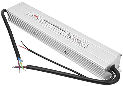 LED di alimentazione, 24 V 12,5 A 300 W IP67 Trasformatore impermeabile LED SCR/0-10 V Alimentatore dimmerabile AC170~260 V (50/60Hz) Ingresso DC24 V 12,5 A 300 W Uscita