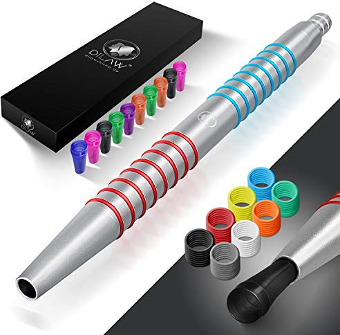 DILAW® Shisha Mundstück Skala Gummi-Multi-Ring-Design Aluminium ? Kombinierbar mit Allen handelsüblichen Schläuchen, Skala