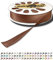 Sandras-Bastelladen Schrägband/Einfassband Satin gefalzt 20m x 20mm 883-Braun