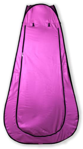 Tenda portatile per esterni, istantanea, per la privacy, campeggio, doccia, WC, spogliatoio, colore: rosa