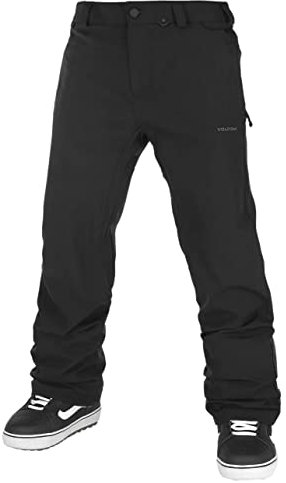 Volcom Herren Frickin Relaxed Fit Chino Snowboard Skihose, Schwarz S3, X-Large
