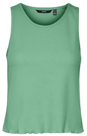 VERO MODA Vmemma Tank Top Noos, Jade Cream, L Mujeres