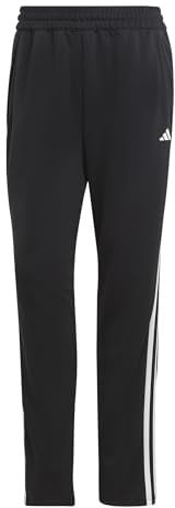 adidas Donna AEROREADY Train Essentials 3-Stripes Pants, Black/White, M Tall